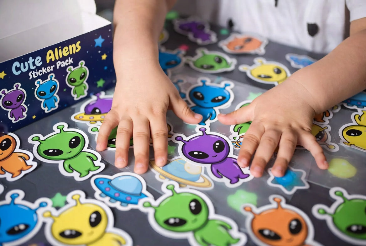 Custom Party Favor Sticker Packs