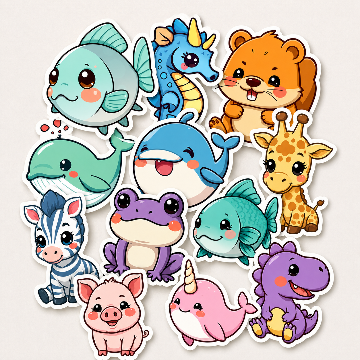 Custom Party Favor Sticker Packs