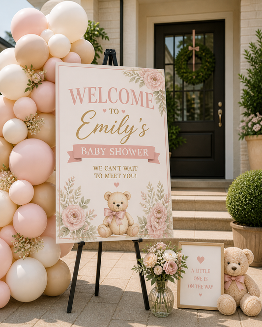 Event Enhancement Bundle - Welcome Sign | Balloons | Props | Easel