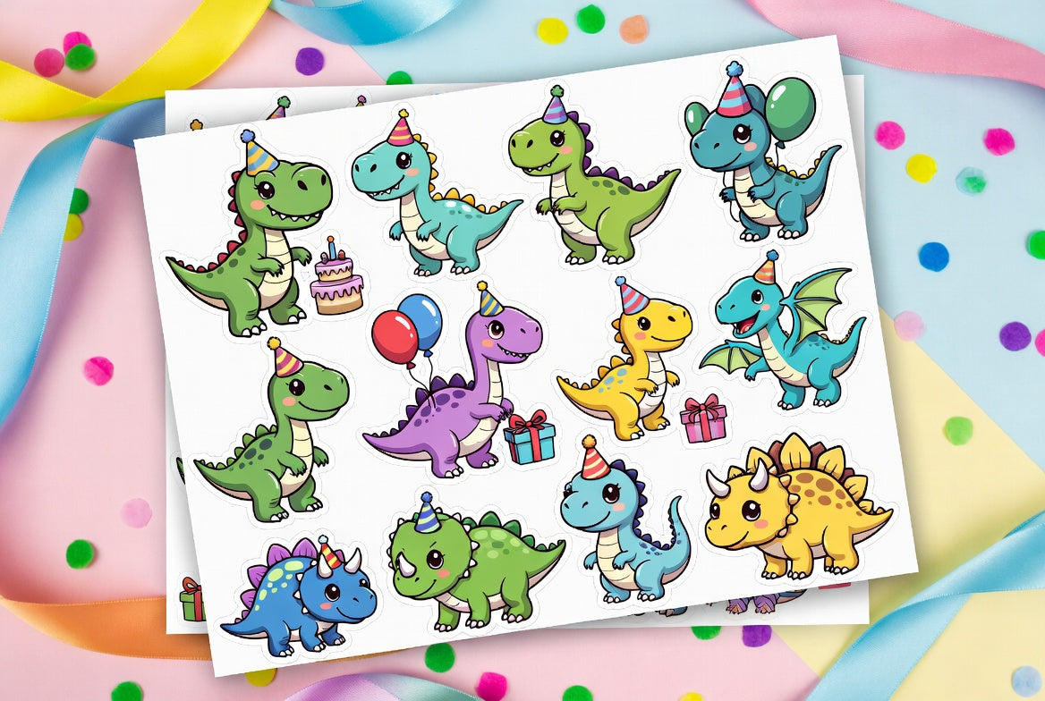 Custom Party Favor Sticker Packs