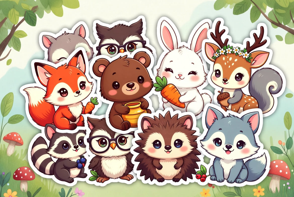 Custom Party Favor Sticker Packs