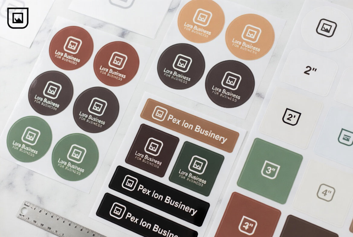 Custom Business Logo Stickers