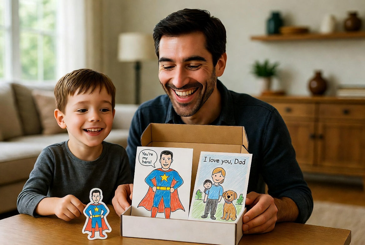 Kids Drawing Into Stickers